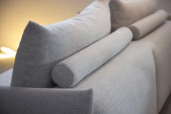 INNOVATION LIVING ™ Schlafsofa »MALLOY, Sofa mit Funktion - komfortabel & bequem, modernes Design« hohe Rückenlehne, schmale Armlehnen, inklusive Bettaufbewahrung