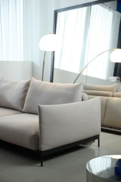 INNOVATION LIVING ™ Schlafsofa »MALLOY, Sofa mit Funktion - komfortabel & bequem, modernes Design« hohe Rückenlehne, schmale Armlehnen, inklusive Bettaufbewahrung