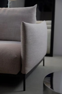 INNOVATION LIVING ™ Schlafsofa »MALLOY, Sofa mit Funktion - komfortabel & bequem, modernes Design« hohe Rückenlehne, schmale Armlehnen, inklusive Bettaufbewahrung