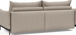 INNOVATION LIVING ™ Schlafsofa »MALLOY, Sofa mit Funktion - komfortabel & bequem, modernes Design« hohe Rückenlehne, schmale Armlehnen, inklusive Bettaufbewahrung