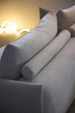 INNOVATION LIVING ™ Schlafsofa »MALLOY, Sofa mit Funktion - komfortabel & bequem, modernes Design« hohe Rückenlehne, schmale Armlehnen, inklusive Bettaufbewahrung