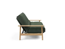 INNOVATION LIVING ™ Schlafsofa »Balder Softspring, stabile Armlehnen, bequem und komfortabel« vollwertiger Bettersatz, hochwertige Matratze durchgehendem Lattenrost