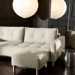 INNOVATION LIVING ™ Schlafsofa »Pyxis, 3-Sitzer Sofa mit extrabreiter Bettfunktion, Skandi-Design« Multifunktionssofa, extrabequem durch Taschenfederkern, Dauerschläfer