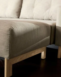 INNOVATION LIVING ™ Schlafsofa »Pyxis, 3-Sitzer Sofa mit extrabreiter Bettfunktion, Skandi-Design« Multifunktionssofa, extrabequem durch Taschenfederkern, Dauerschläfer