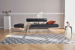 INNOVATION LIVING ™ 3-Sitzer »Ghia Schlafsofa, Multi-Wohlfühlsofa, Designfuß« eine große Liegefläche mit geringer Stellfläche, beidseitig abklappbar