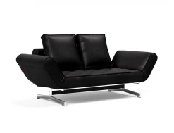 INNOVATION LIVING ™ 3-Sitzer »Ghia Schlafsofa, Multi-Wohlfühlsofa, Designfuß« eine große Liegefläche mit geringer Stellfläche, beidseitig abklappbar