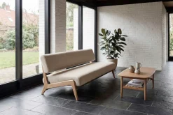 INNOVATION LIVING ™ 3-Sitzer »Nolis Retro Design, hochwertig, sehr bequem, Breite 213cm, Sitzvorzug« Große einheitliche Siztfläche, 60er Jahre Design neu aufgesetzt
