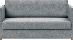 INNOVATION LIVING ™ 3-Sitzer »Olan Schlafsofa, innovativ und modern, kompakte Stellfläche« leichtgängiger Ausklappmechanismus; schmale Armlehnen, Eichenfüße