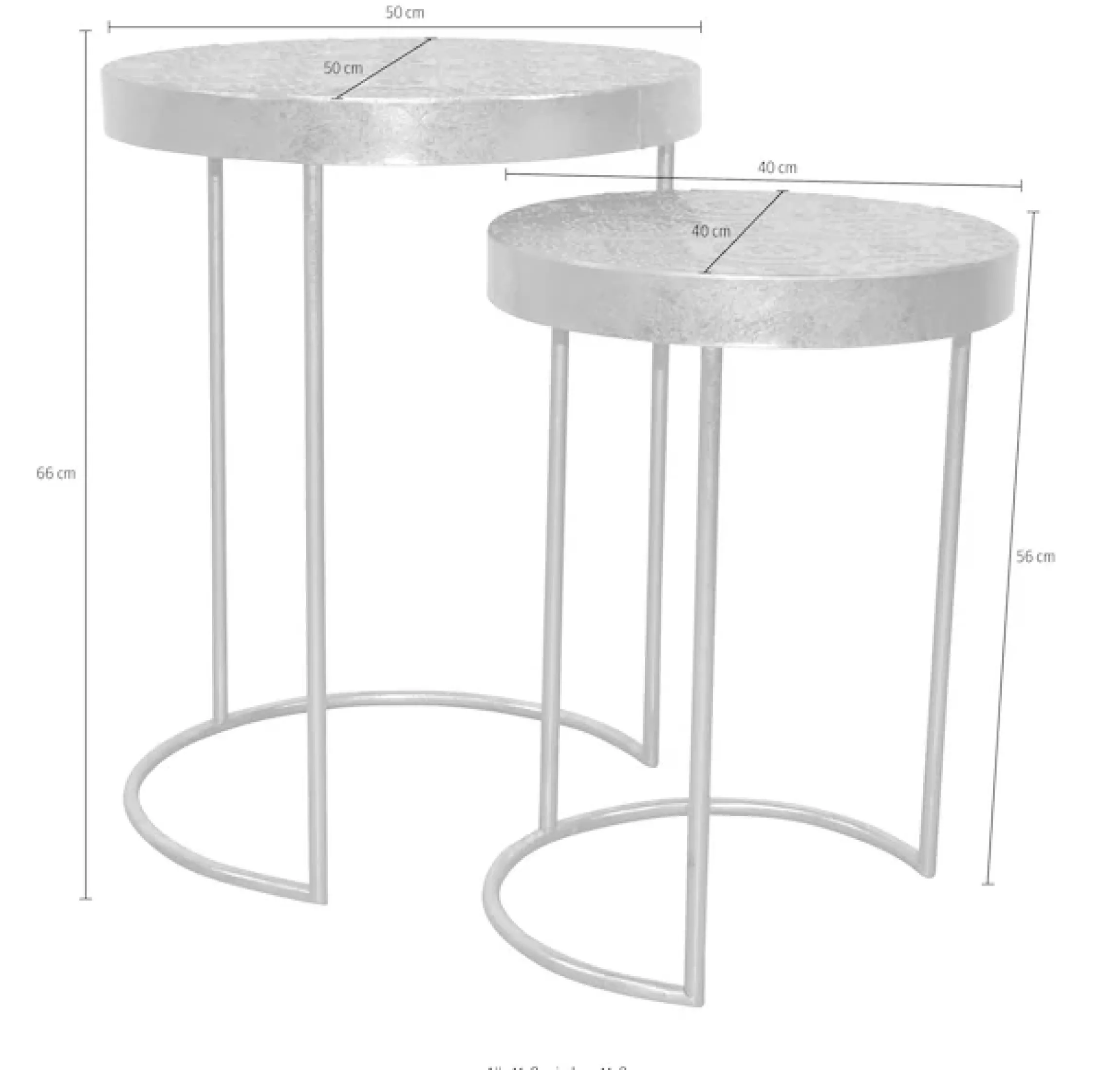 INOSIGN Beistelltisch Set, 2er-Set, 2 Stk. tlg.