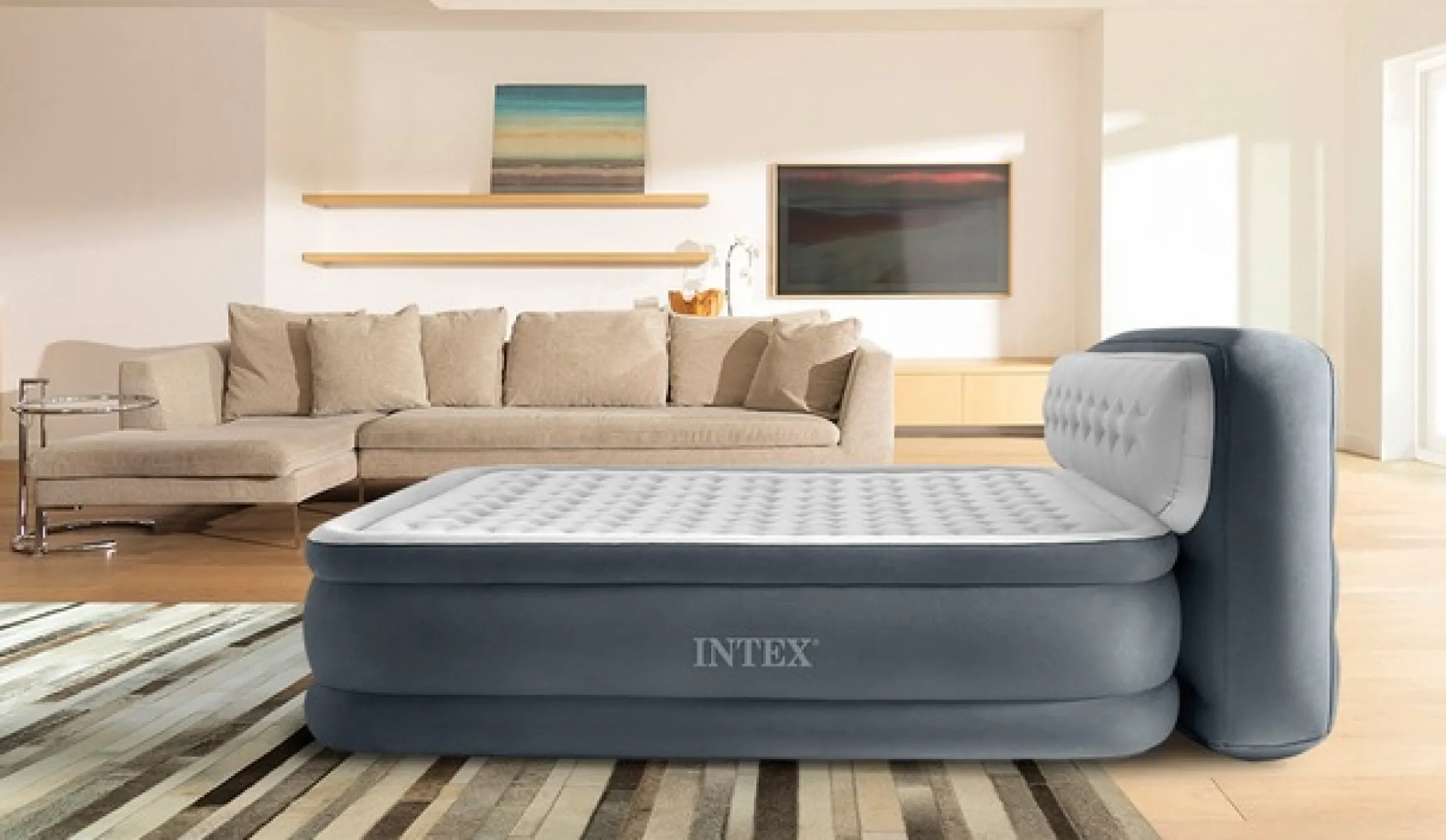 Intex Luftbett »DuraBeam UltraPlushHeadboard«