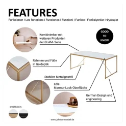 Jahnke Couchtisch »GLAM COFFEE«