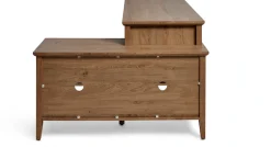 Jahnke Eckschreibtisch »CLASSIC C 145 E« wechselseitig montierbar, mit Schiebetür, Schenkelmaß 144,9 x 120 cm
