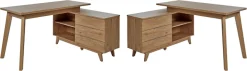 Jahnke Eckschreibtisch »LIBRE D 240 E« 1 Stk. tlg. wechselseitig montierbar, Breite ca. 140 cm