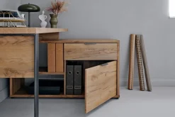 Jahnke Eckschreibtisch »LOOP C 150 E« 1 Stk. tlg. Eckschreibtisch, wechselseitig montierbar, viel Stauraum