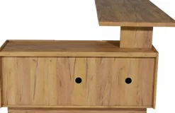 Jahnke Eckschreibtisch »LUX C 160 E« Eckschreibtisch, wechselseitig montierbar, Glas, 2 Fächer+2Schubladen