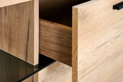 Jahnke Eckschreibtisch »LUX« wechselseitig montierbar, Seitenteil aus ESG Sicherheitsglas