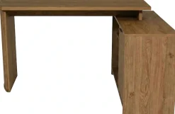 Jahnke Eckschreibtisch »MOON C 14 E« Eckschreibtisch, wechselseitig montierbar, 2 Fächer, Breite:140 cm