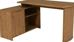 Jahnke Eckschreibtisch »MOON C 14 E« Eckschreibtisch, wechselseitig montierbar, 2 Fächer, Breite:140 cm
