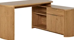 Jahnke Eckschreibtisch »MOON C 150 E« 1 Stk. tlg. wechselseitig montierbar, Stauraum & Kabeldurchführung, Breite 150 cm