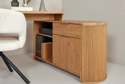 Jahnke Eckschreibtisch »MOON C 150 E« 1 Stk. tlg. wechselseitig montierbar, Stauraum & Kabeldurchführung, Breite 150 cm