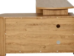 Jahnke Eckschreibtisch »MOON C 150 E« 1 Stk. tlg. wechselseitig montierbar, Stauraum & Kabeldurchführung, Breite 150 cm