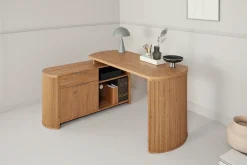 Jahnke Eckschreibtisch »MOON C 150 E« 1 Stk. tlg. wechselseitig montierbar, Stauraum & Kabeldurchführung, Breite 150 cm