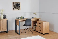 Jahnke Eckschreibtisch »RIVA C 150 E« 1 Stk. tlg. wechselseitig montierbar, Stauraum & Kabeldurchführung, Breite 150 cm