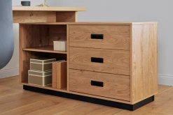 Jahnke Eckschreibtisch »RIVA C 150 E« 1 Stk. tlg. wechselseitig montierbar, Stauraum & Kabeldurchführung, Breite 150 cm