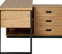 Jahnke Eckschreibtisch »RIVA C 150 E« 1 Stk. tlg. wechselseitig montierbar, Stauraum & Kabeldurchführung, Breite 150 cm