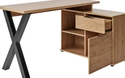 Jahnke Eckschreibtisch »X-CLUB C 40 E« 1 Stk. tlg. Eckschreibtisch, wechselseitig montierbar, X-Gestell
