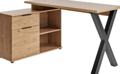 Jahnke Eckschreibtisch »X-CLUB C 40 E« 1 Stk. tlg. Eckschreibtisch, wechselseitig montierbar, X-Gestell