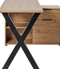 Jahnke Eckschreibtisch »X-CLUB C 40 E« 1 Stk. tlg. Eckschreibtisch, wechselseitig montierbar, X-Gestell
