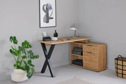 Jahnke Eckschreibtisch »X-CLUB C 40 E« 1 Stk. tlg. Eckschreibtisch, wechselseitig montierbar, X-Gestell