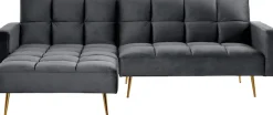 Jahnke Ecksofa »CHILLAX POSH CORNER« mit Schlaffunktion, wechselseitig montierbar, 244 x 150 cm