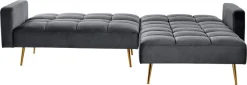 Jahnke Ecksofa »CHILLAX POSH CORNER« mit Schlaffunktion, wechselseitig montierbar, 244 x 150 cm