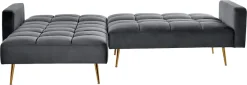 Jahnke Ecksofa »CHILLAX POSH CORNER« mit Schlaffunktion, wechselseitig montierbar, 244 x 150 cm