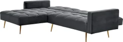 Jahnke Ecksofa »CHILLAX POSH CORNER« mit Schlaffunktion, wechselseitig montierbar, 244 x 150 cm
