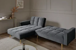Jahnke Ecksofa »CHILLAX POSH CORNER« mit Schlaffunktion, wechselseitig montierbar, 244 x 150 cm