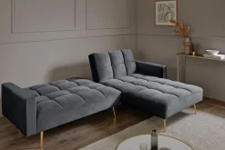 Jahnke Ecksofa »CHILLAX POSH CORNER« mit Schlaffunktion, wechselseitig montierbar, 244 x 150 cm