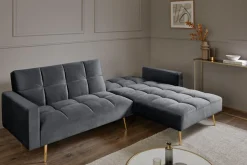 Jahnke Ecksofa »CHILLAX POSH CORNER« mit Schlaffunktion, wechselseitig montierbar, 244 x 150 cm