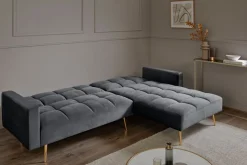Jahnke Ecksofa »CHILLAX POSH CORNER« mit Schlaffunktion, wechselseitig montierbar, 244 x 150 cm