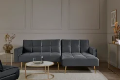 Jahnke Ecksofa »CHILLAX POSH CORNER« mit Schlaffunktion, wechselseitig montierbar, 244 x 150 cm