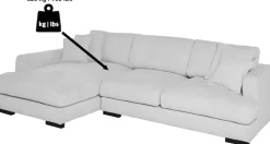 Jahnke Ecksofa »RELAX ASPEN CORNER« Platz für bis zu 5 Personen,Taschenfederkernpolsterung,L-Form,B:271 cm