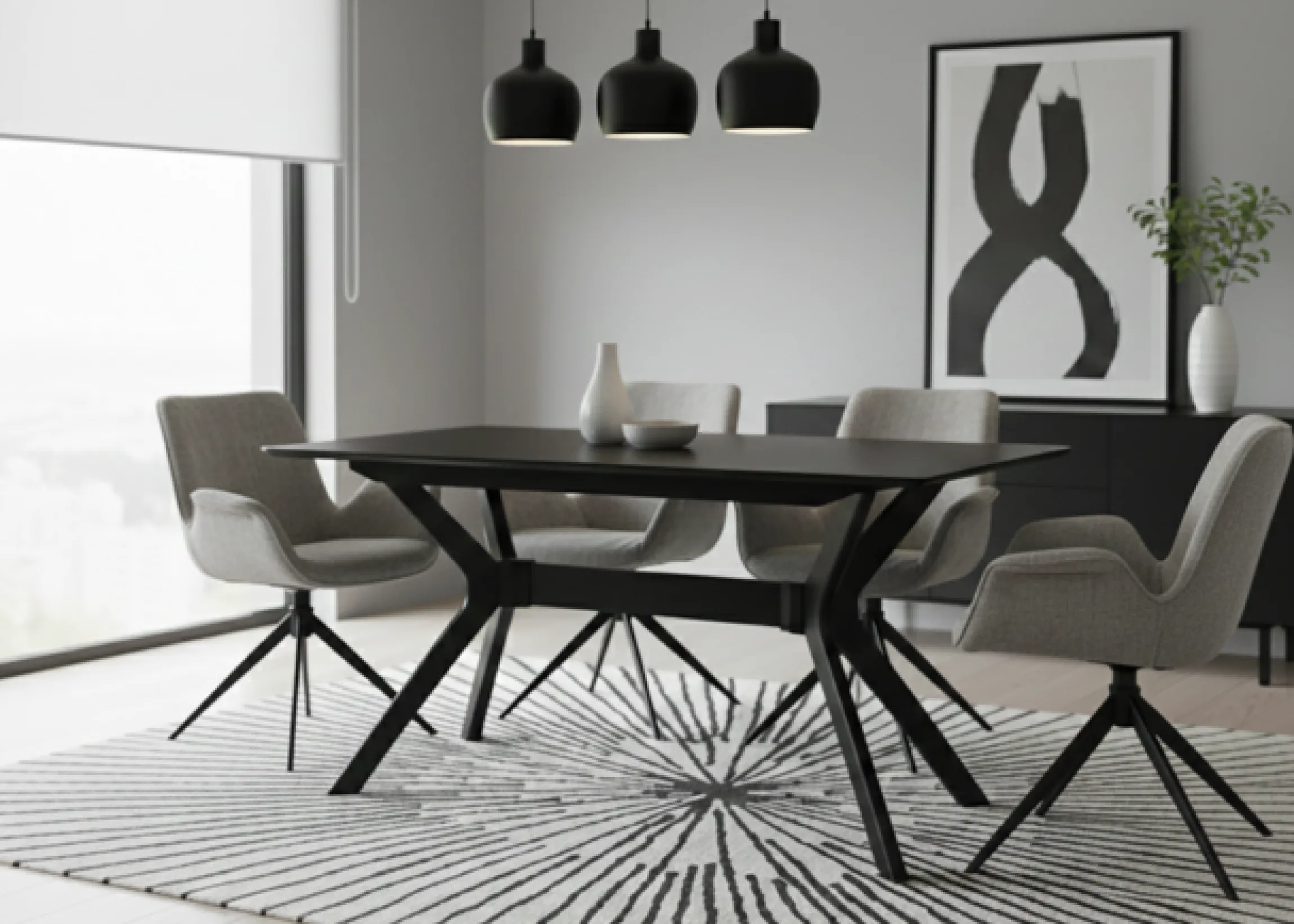Jahnke Esstisch »DINE REX« Esstisch, Massivholz, Skandi-Look, bis zu 6 Personen, 140x80 cm