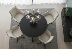 Jahnke Esstisch »DINE ROX« Esstisch, rund, Massivholz, Skandi-Look, für bis zu 4 Personen, 115 cm