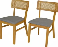 Jahnke Esszimmerstuhl »VIENNA SIT DUO« () Esszimmerstuhl (2er Set), Massivholz, gepolstert, bis 110 kg belastbar