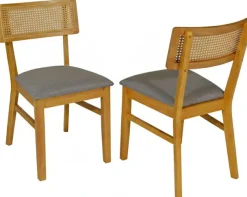 Jahnke Esszimmerstuhl »VIENNA SIT DUO« () Esszimmerstuhl (2er Set), Massivholz, gepolstert, bis 110 kg belastbar