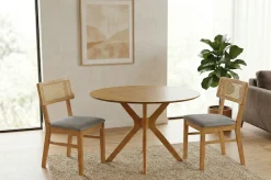 Jahnke Esszimmerstuhl »VIENNA SIT DUO« () Esszimmerstuhl (2er Set), Massivholz, gepolstert, bis 110 kg belastbar