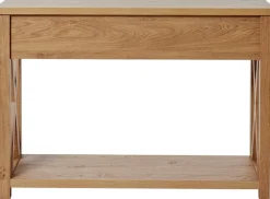 Jahnke Konsolentisch »Chalet« 1 Stk. tlg. Konsolentisch mit 2 Schubladen und Ablage, Landhausstil, X-Design