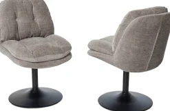 Jahnke Schalenstuhl »KISS TWIST DUO« () 2er Set, drehbar, gepolstert, Metallgestell, B:50,5xT:62xH:80 cm